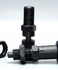 Heavy Duty Bad Boy Grade Carbon Steel Self Locking Ball Nose Spring Plunger Kit With Knurled Lock Nut For No Sweat Positioning And Rock Solid Industrial Fixing M10 components displayed at an angle.