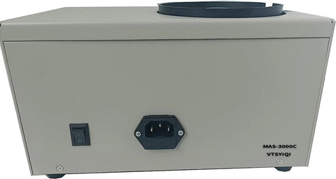 Rear view of Automatic Seed Counting Machine With Microcomputer Control And LED Display showing power switch and plug interface.
