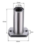 High Performance Linear Ball Bearing Slide Block LMH12LUU with 12MM bore, 21MM OD, and 57MM length for CNC machines.