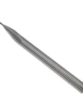 Pro Grade 1mm Tungsten Carbide Pin Probe Insert With 6mm Shank And 75mm Length For Height Gauges Like TESA Fowler Trimos, tip close-up