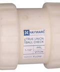 Rock Solid Vertical Flow Control Check Valve Built Tough For General Purpose Use With Genuine Viton Seats, 1.5 inch size.