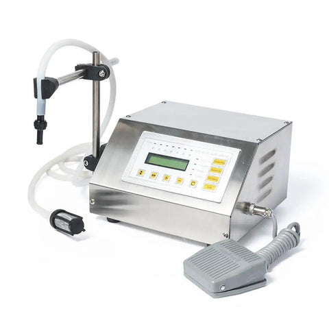 Liquid Filling Machine With Digital Control And LCD Touch Screen Right On Point Fill From 5ml To 3500ml Automatic Counting