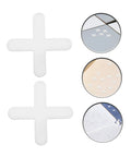 500Pcs Tile Leveling Spacers Set Reusable Cross Shape Tile Alignment Tools For Quick Wall And Floor Tiling Durable 4mm Leveler Spacers