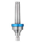 Interchangeable Live Center Pen Mandrel Saver For Woodworking MT2 Morse Taper 2 Shank Tool with blue and steel design