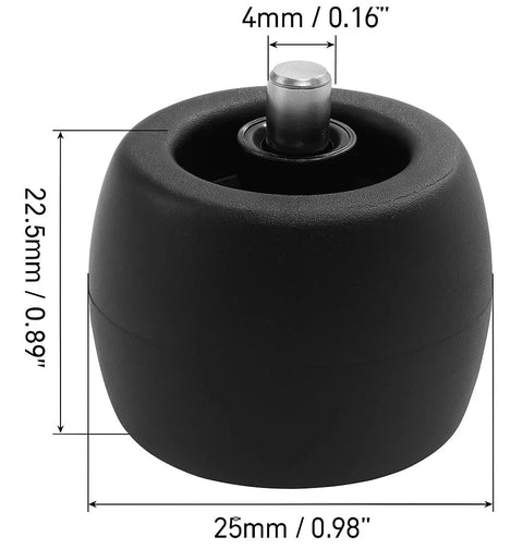 Front Caster Wheel Replacement for Shark Robot Vacuums, Compatible With RV700 RV750 RV761 RV1000 RV2610WA AV2501AE AV2610WA RV2400WD And More