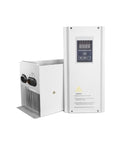 Straight Up Heavy Duty Sixty Kilowatt Induction Heater With Plc Control For Commercial Water Boilers, digital control panel and interface.