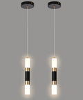 Dimmable Pendant Light For Kitchen Island Chandelier Modern Dining Room Light Fixture Black And Gold Hanging Lights 6W LED 3000K