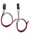 Break Beam Sensor Kit With Dope 3mm LEDs Through Beam Photoelectric Switch For 50cm Range NPN Normally Open Output, cables visible