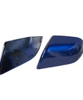 Rad Blue Pair For Left And Right Side Mirror Lower Covers Snap Tight In Place For Your Tesla Model 3 2017 Through 2021