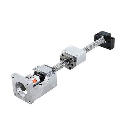Anti Backlash SFU2005 1650mm Ball Screw Kit With 20mm Nut And Nut Housing BK15 Fixed Block BF15 End Support Flexible Coupler Motor Mount
