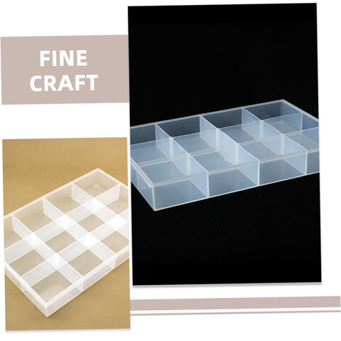 Smooth Operator Multi Grid Plastic Jewelry Tray Keeping Rings Chains And Daily Baubles Neatly Stashed Sweet Home Vanity Desk Organizer With Necklace Display Plate transparent plastic storage dish with multiple compartments