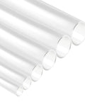 Clear tubes from UL Listed 205 Piece Heat Shrink Tubing Kit With Three Point Five Inch Length Clear Three To One Shrink Ratio Waterproof Automotive