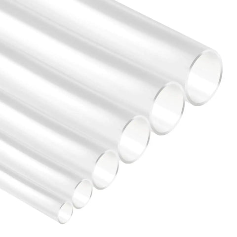 Clear tubes from UL Listed 205 Piece Heat Shrink Tubing Kit With Three Point Five Inch Length Clear Three To One Shrink Ratio Waterproof Automotive