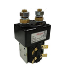 JwDawn Sw80-65 24V 125A Dc Contactor Solenoid Switch Swap In Replacement For Electric Vehicle Forklift Pallet Truck Stacker Golf Cart And Robot Sweeper, top view with M8 studs.