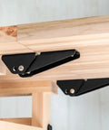 Folding Top Extension Kit For Workbench, Space Saving Expansion That Adds A Large, Stable Work Surface, Easy To Set Up hinges view