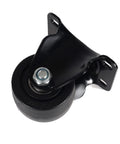 2.5 Inch Heavy Duty Polyurethane Caster Wheels Pack Of 4, Solid Core Low Profile Design, industrial caster with rigid option.