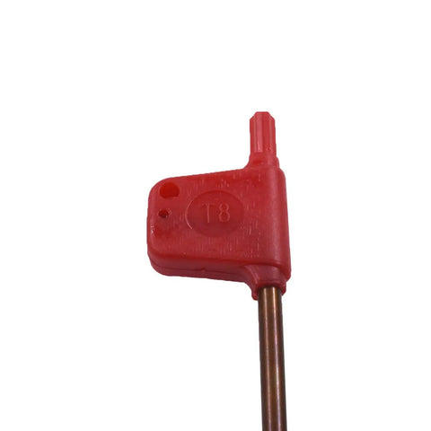 T8 wrench for M2.5x6 Alloy Steel Torx Screws For Replacing Carbide Inserts In CNC Lathe Tools