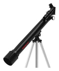 Beginner Friendly 600x50mm Refractor Telescope Kit For Stargazing Folks With Easy Setup on full size aluminum tripod.