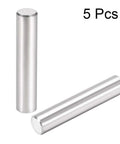 Five Pack 8mm By 40mm Dowel Pins 304 Stainless Steel Cylindrical Shelf Support Pins Rust Resistant Centerless Ground Finish Silver Tone