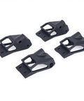 Beefed Up Aluminum Shock Absorber Mount Tower Set For One Tenth Scale RC Crawler VS4 10 Phoenix Chassis Front And Rear Upgrade Parts Direct Bolt On Replacement Machined Pockets Reduce Weight Black shown