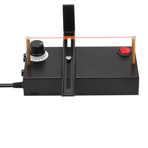 Hot Ribbon Cutter Machine For DIY Rope And Craft Projects, Manual Cut Tool with fireproof ABS case and precise length ruler