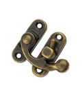 Antique brass finish toggle latch from 30 Piece Wooden Box Buckle Hasp Latch Hardware Kit For Hold Down Clamps And Toggle Latch