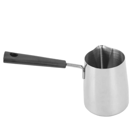 Stainless Steel 304 Milk Frothing Pitcher 350ml Rustproof Barista Grade Pouring Jug With Hanging Hole For Home Coffee Shop Tea Supplies