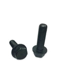 Grade 8 Flange Frame Bolt Black One Half Inch by 6 Inch Pack of 250 Beefy Heavy Duty Hardware Assortment close-up