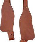 Leather Replacement Saddle Fender Set For Western Saddles, Ride Ready Plain Fenders With Belvin Buckles, Durable Leather AM01