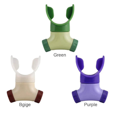 Bidirectional Incentive Spirometer For Adults Easy Clean Respiratory Trainer in green, purple, and beige