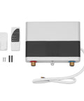 On Demand Tankless Electric Water Heater 4000W 110V Instant Hot Water System with remote and installation accessories