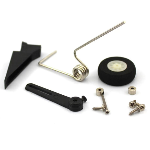 Tail Wheel Assembly For RC Electric Airplane Replacement Landing Gear Kit Lightweight EVA Construction parts display