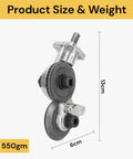 Electric Drill Plate Cutter Nibbler Attachment For Effortless DIY Friendly Cutting of Iron Steel Copper Aluminum, 13cm size