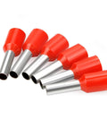 1000 Piece Wire Ferrules Pack, AWG 18 Insulated Copper Crimp Connectors and Red Terminal Pins, 1.0mm2