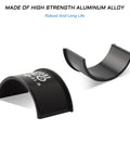 Front Derailleur Clamp Shim Spacer Kit For MTB And Road Bikes Easy Install black aluminum shims closeup
