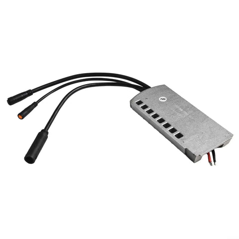 Kick Up Your E-Bike Game With This Rock Solid 22A Controller That Cranks Out 500W For A Breezy Ride On Any Trail Compatible With Hailong Base And Julet Display For Serious Thrills. 22A 500W metal e-bike controller with cables, 48V