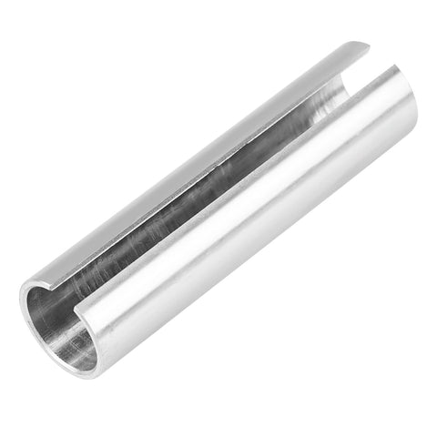 Five Eighths To Three Quarters Inch Shaft Adapter Reducer Sleeve Bushing For Gas Engine Pulleys, steel construction, close-up.