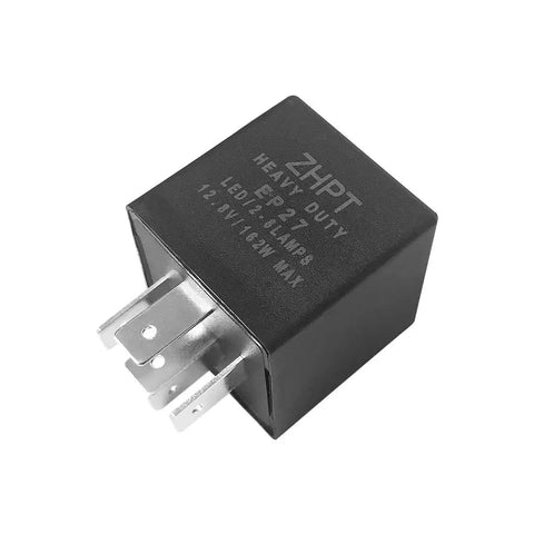 Plug And Play 5 Pin LED Flasher Relay Direct Replacement For Dodge Ram 1998 2002 1500 2500 3500 Dakota Viper Turn Signal And Hazard Module Fix Hyper Flash Convert Incandescent To Bright LED black 5-pin relay