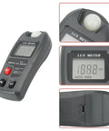 Plant Light Meter For Indoor Outdoor Grow And Photography With LCD Display Lux Illuminance Photometer Dope High Accuracy Readings For Plants Film And LED Grow Lights Easy To Use And Highly Reliable, gray handheld plastic