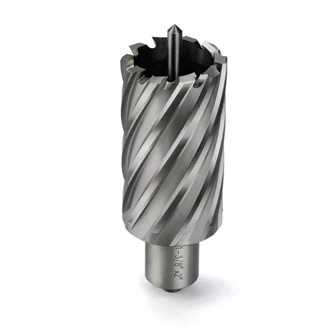JESTUOUS annular cutter with Weldon shank, 3/4 in shank diameter and 1-3/8 in cutting diameter