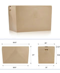Heavy Duty Rotomolded Cold Plunge Tub With Solid Thermal Build For Hardcore Workouts And Rapid Recovery Leak Proof Ice Bath Tote dimensions showing 45.5" x 25" x 24.8".