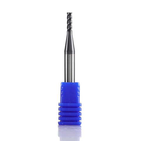 Heavy Duty Solid Carbide End Mill And Wood Router Bit TiAlN Coated Four Flute 1 To 20 Millimeter Milling Cutter For Steel T Slot Shank Type with blue handle