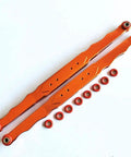 Orange Aluminum Rear Trailing Arms Lower Linkage For 1 To 7 Scale Unlimited Desert Racer UDR Replacement Part 8544 Durable Upgrade For Traxxas UDR Kit, orange aluminum rear trailing arms