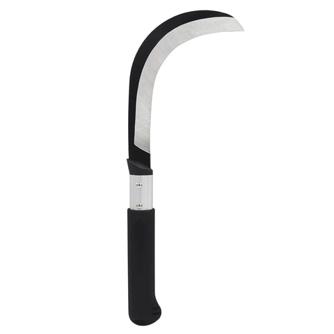 K310 Brush Clearing Sickle With 9 Inch SK5 Japanese High Carbon Steel Blade And 9 Inch Aluminum Handle Lightweight Grip
