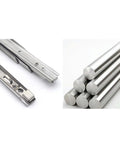 Stainless Steel Foldable Shelf Brackets Wall Mounted 2 Pack Triangle Corner Supports with Spring Loaded Mechanism components.