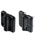 Heavy Duty Zinc Alloy Hydraulic Torque Hinge With Constant Friction For Cabinets And Furniture Built To Last Ideal For Kitchen And Bathroom Doors 60 By 60 Or 40 By 40 Or 50 By 50 One Piece shown in black zinc alloy