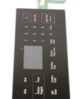 OEM Membrane Switch Replacement DG34-00022A for Samsung Appliances, black, easy DIY install, front view with button details.