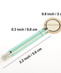 FSR402 force-sensing resistor disk with green flexible leads, 0.8-inch diameter and 2.2-inch lead length.