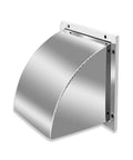 Heavy Duty 8 Inch To 12 Inch Wall Vent Cap Stainless Steel Square Ventilation Cover With Screen Mesh For Home Kitchen Bathroom