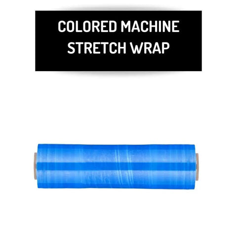 Straight Up Heavy Duty Boss Pack 20 Rolls 20 Inch By 5000 Feet 80 Gauge Tinted Blue Machine Stretch Film Pallet Wrap, blue roll for secure shipping.